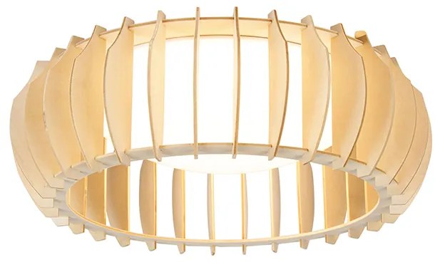 Skandináv mennyezeti lámpa bézs 40 cm LED-del - Monte