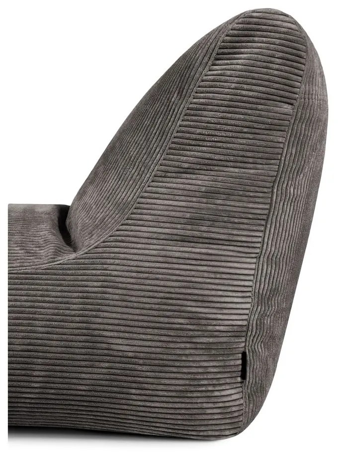 Mustársárga kordbársony babzsákfotel Lounge – SLOWDOWN