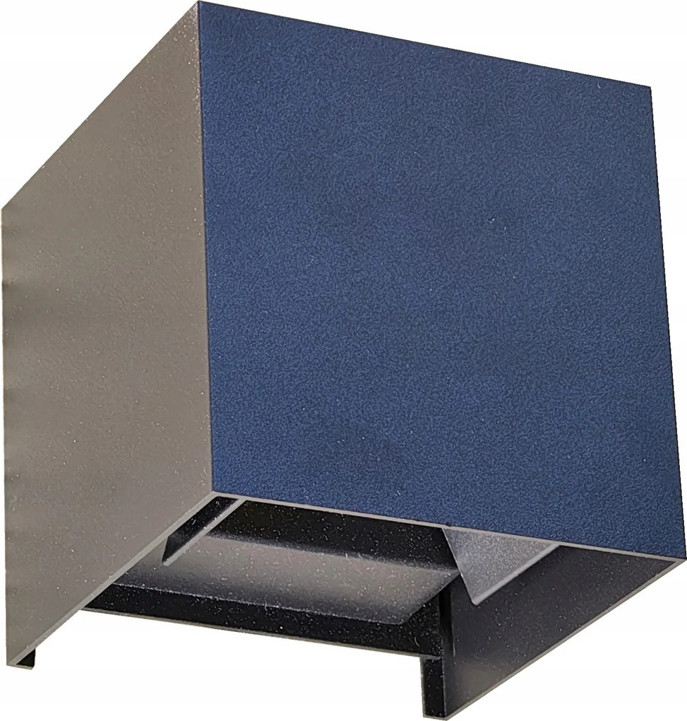 Fali lámpa kocka Led 6W meleg fény