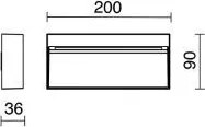 NOVOLUX 847A-L0107B-01 ABAR Modern Kültéri Fali Lámpa Fehér LED IP54