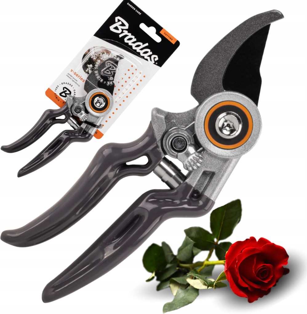 Metszőolló Kerti Kézi Virágágvágó Olló Bradas Acél SK5