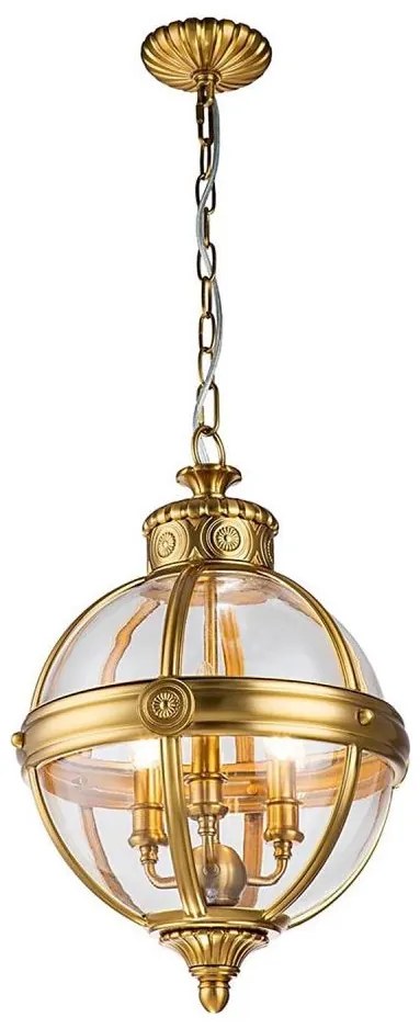 Feiss FE-ADAMS-3P-BB - Csillár láncon ADAMS 3xE14/60W/230V arany