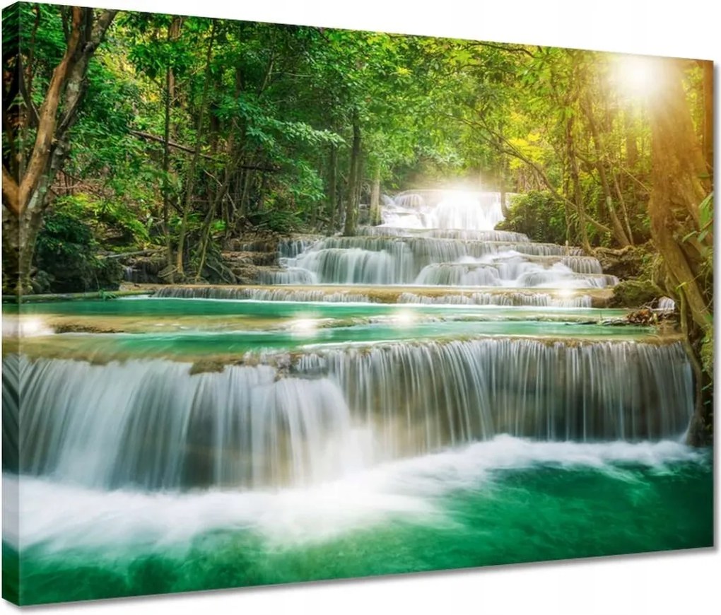 Vászonkép 40x30 Vízesés Ázsiában