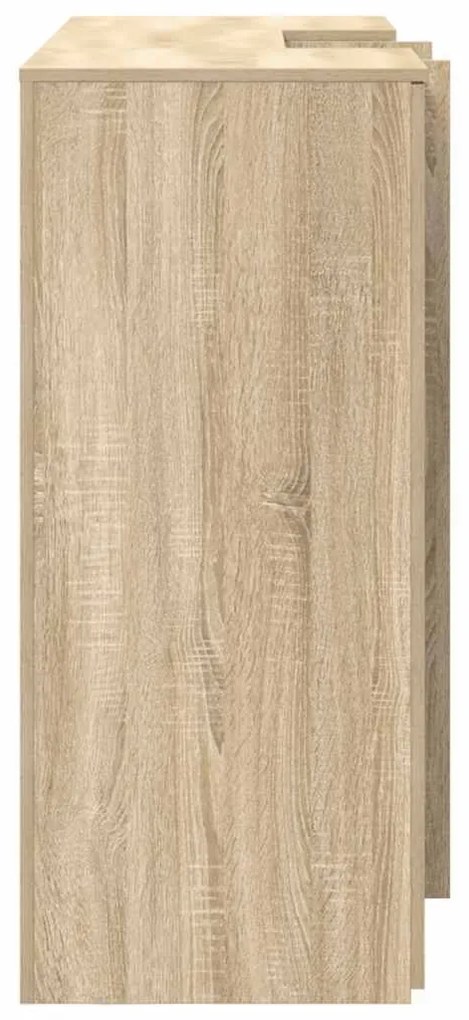 recepciós pult sonoma tölgy 155x50x103,5 cm szerelt fa