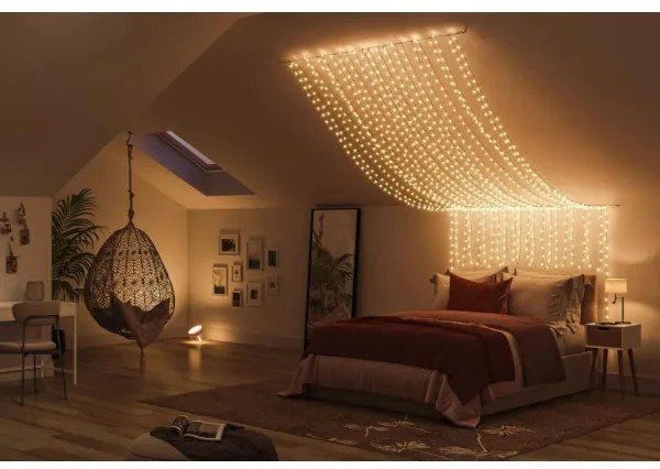 Philips-LED RGBW Dimmelhető kültéri lánc HUE WACA 500xLED 44,4 m IP54