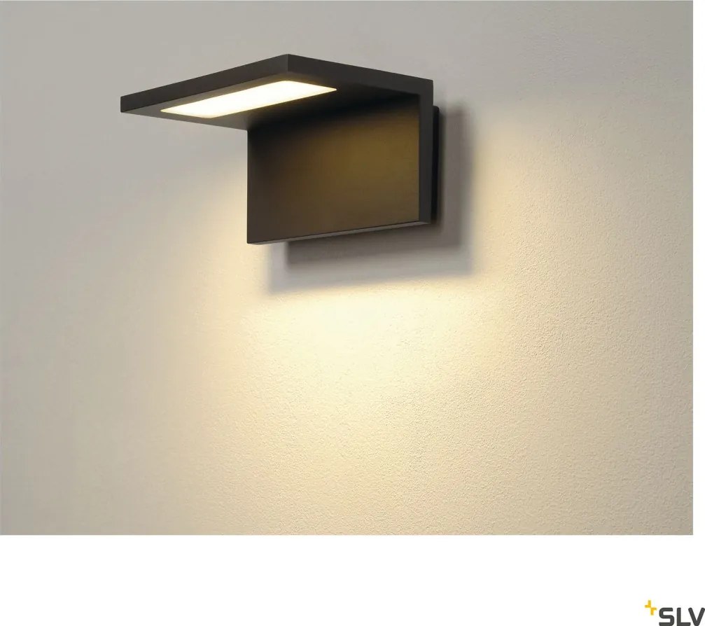 SLV 231355 ANGOLUX Modern Kültéri Fali Lámpa Antracit LED IP44