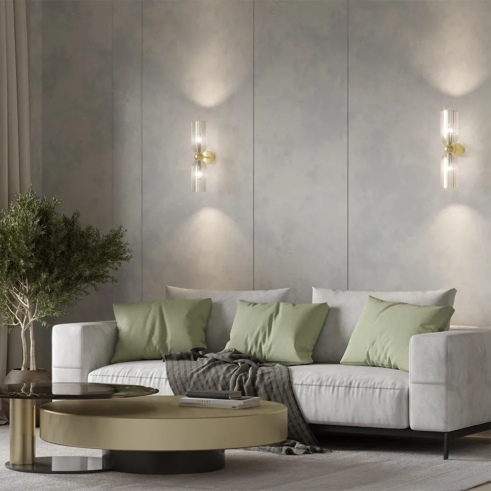 MAYTONI MOD302WL-02CG ANTIC Cognac Színű Fali Lámpa 2XE14 40W IP20
