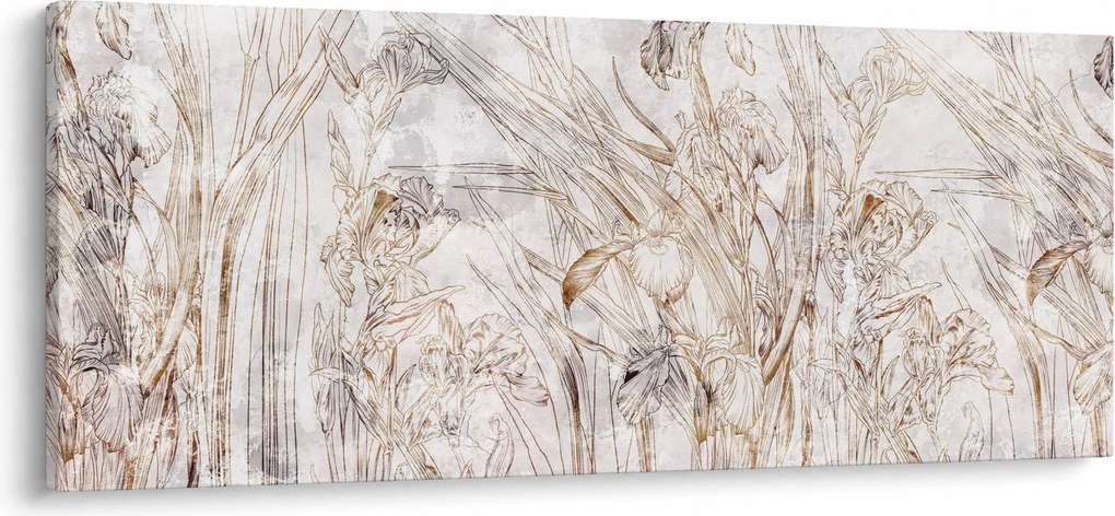Kép - íriszek (120x50 cm)