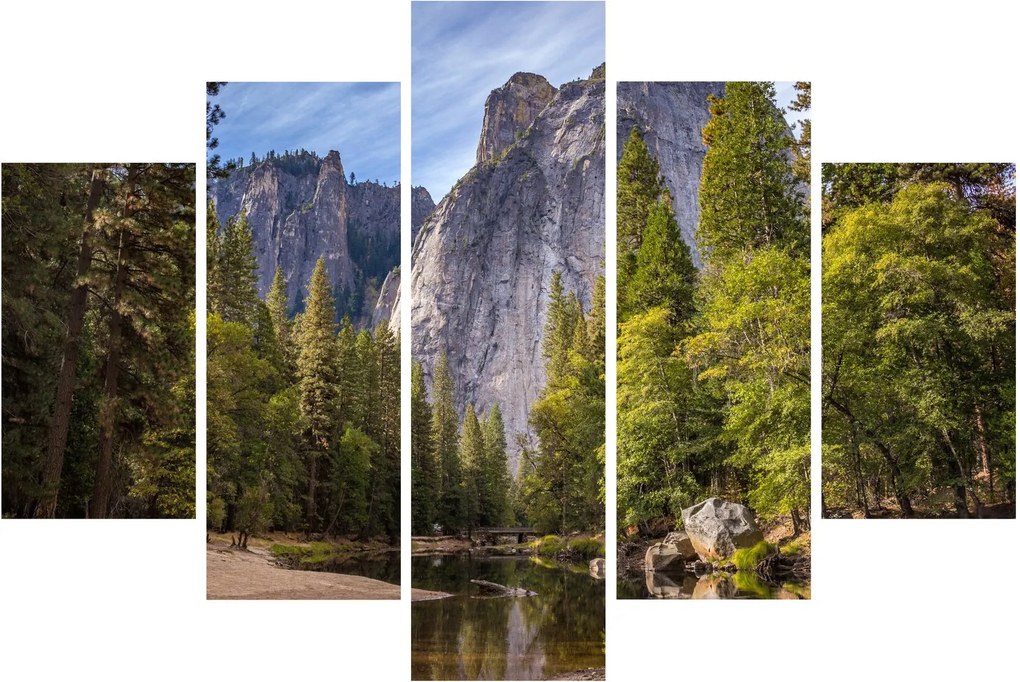 Kép - A Yosemite szikla alatt (150x105 cm)