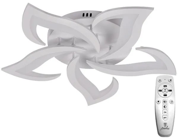 Brilagi -LED Dimmelhető felületre szerelhető csillár TWIST LED/55W/230V 3000-6500K fehér + távirányító