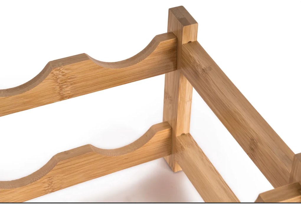 G21 Bambusz borosállvány, 16 palackos