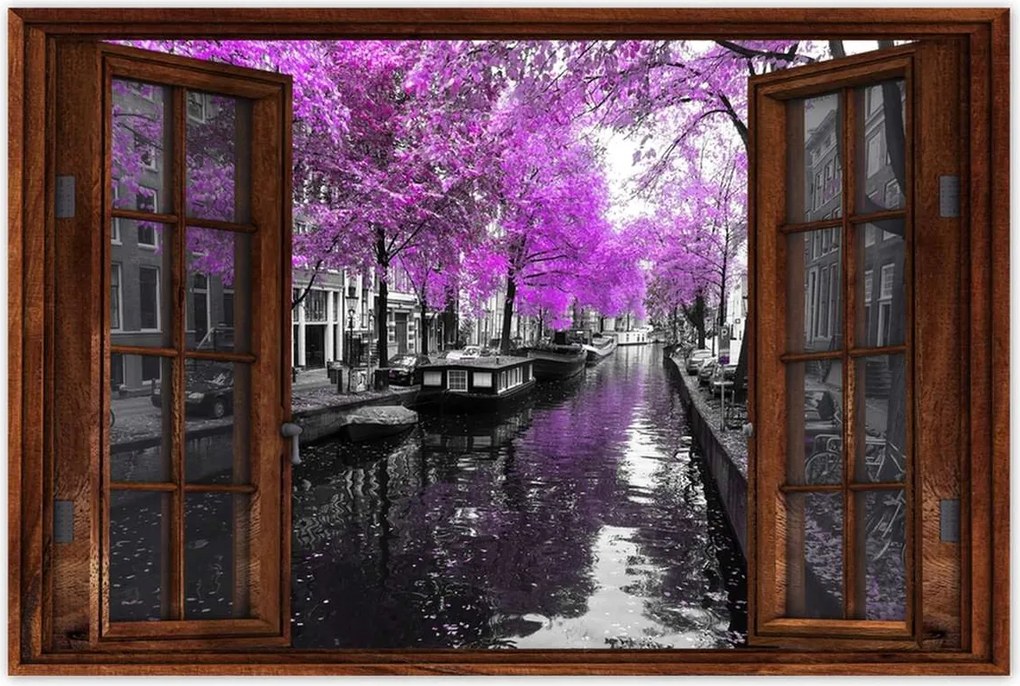 Poszterek 120x80 Holland tájkép Folyó