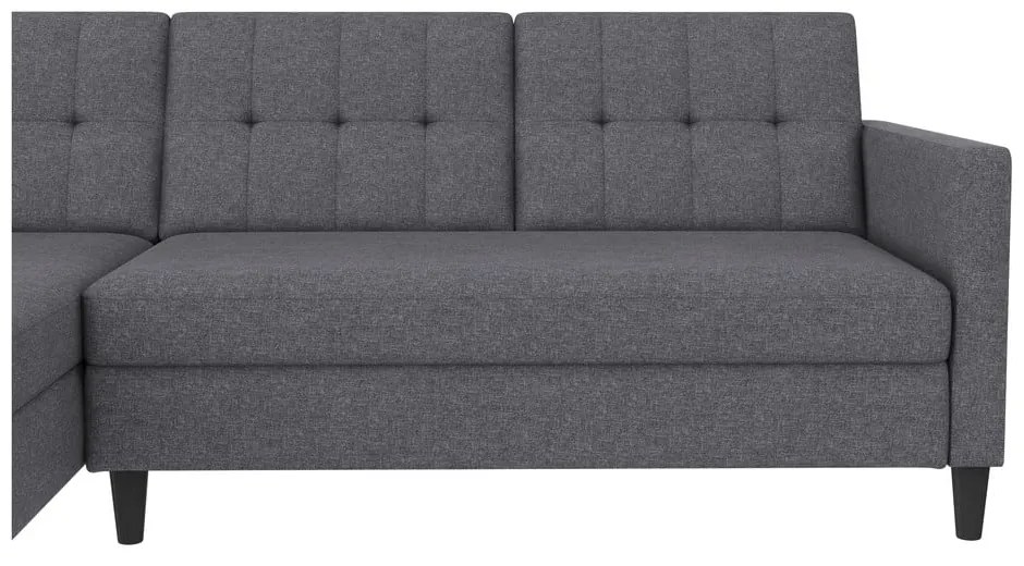 Szürke sarokkanapé Hartford – Støraa