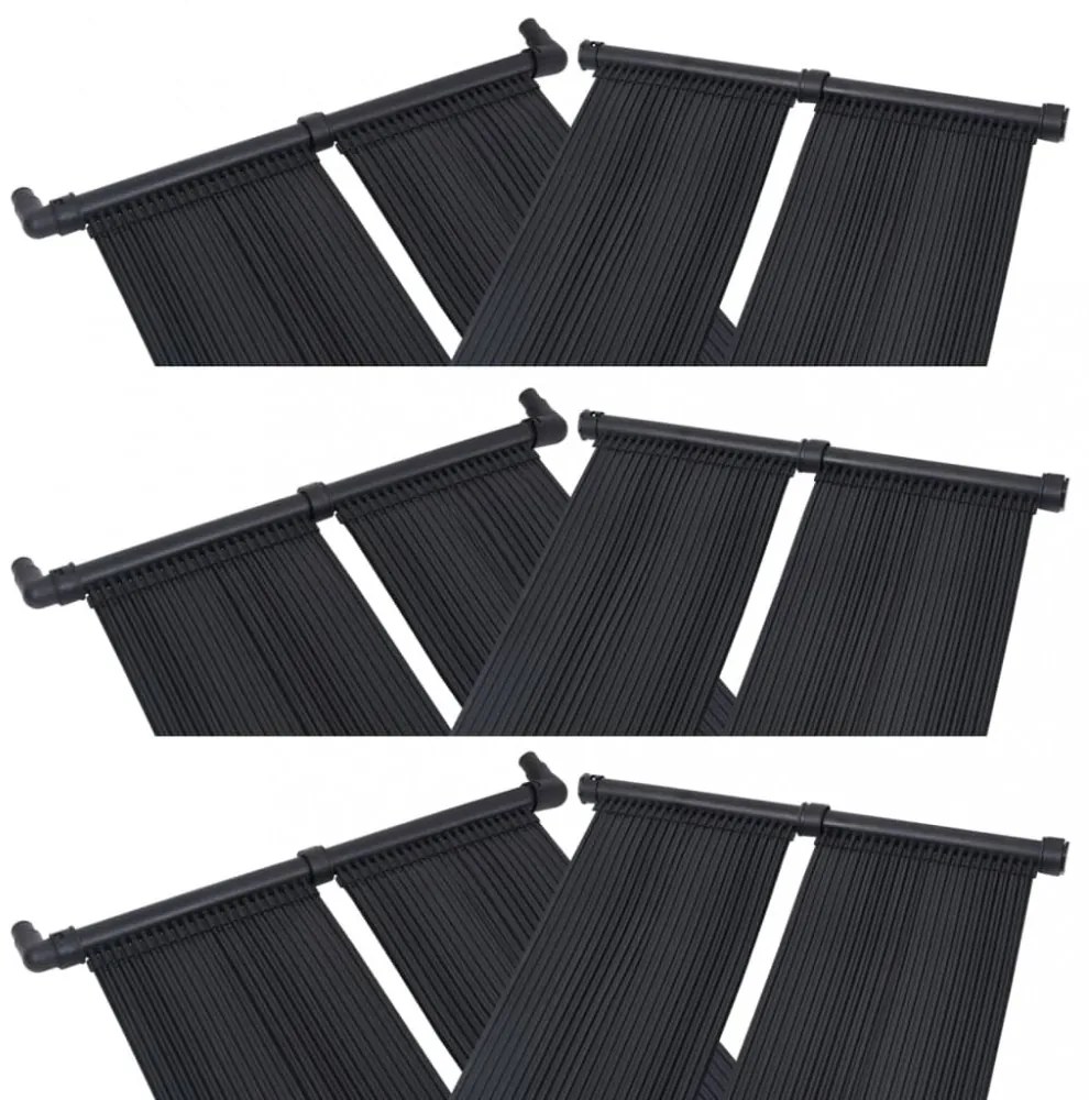 6 db napelemes medencefűtő panel 80 x 310 cm