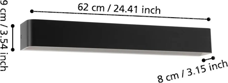 Eglo SANIA 5 99691 Fali lámpa 1x26,5W/LED 3000K 3200LM IP44
