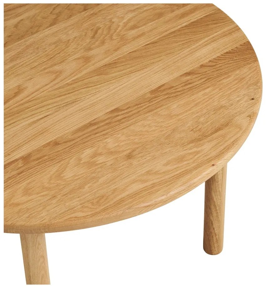 Natúr színű tölgyfa kerek dohányzóasztal ø 70 cm Jena – House Nordic