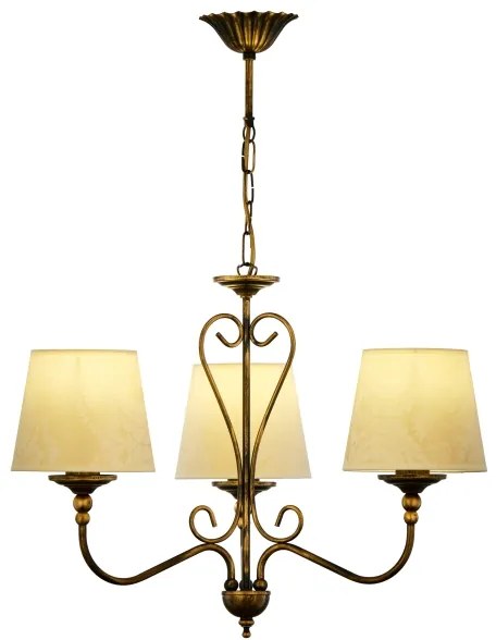 Jupiter 1750 - Csillár láncon SOFIA 3xE27/60W/230V