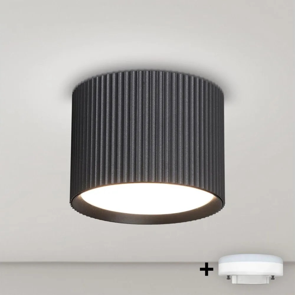 BRILAGI - LED RGB dimmelhető spotlámpa STRIPY 1xGX53/14W/230V 60x82 mm Wi-Fi Tuya fekete