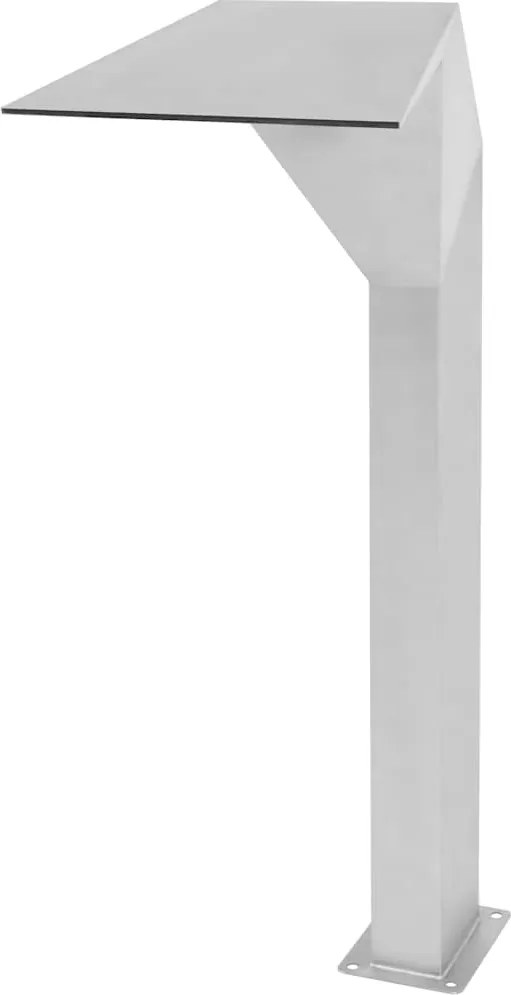 vidaXL ezüstszínű rozsdamentes acél medence-szökőkút 50 x 30 x 90 cm