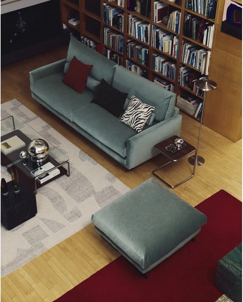 Ezüstszínű állólámpa fém búrával (magasság 130 cm) Nuvira – Kave Home