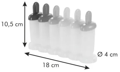 Tescoma BAMBINI Mini jégkrém formázók, 6 db., S