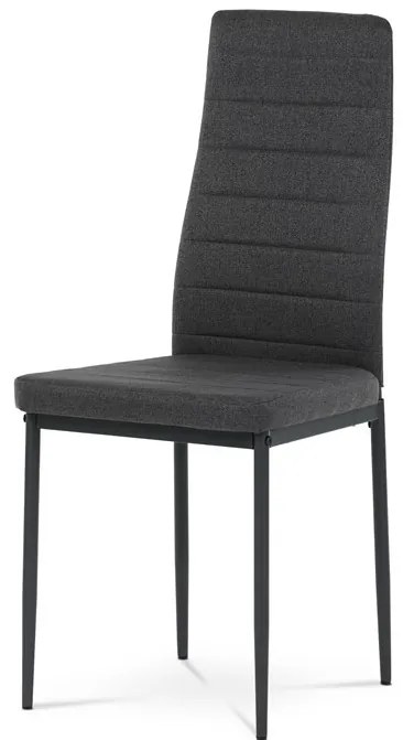 Étkezőszett 4 székkel, 130×70×76 cm, Kerámia Márvány Lappal. ASE-1004 BK2