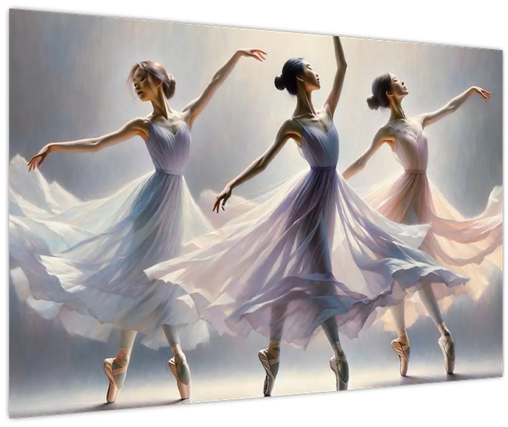 Kép - Három balerina (90x60 cm)