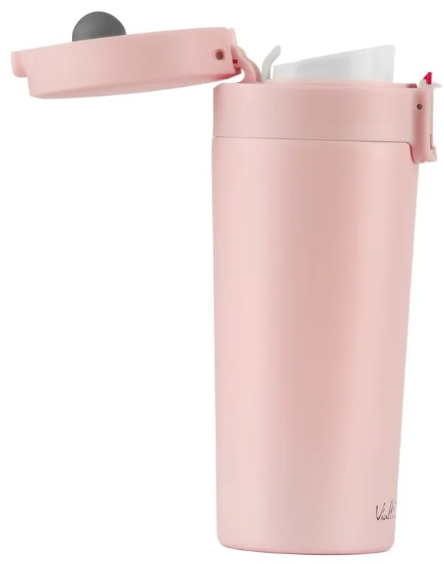 Fuori rózsaszín thermo utazóbögre, 400 ml - Vialli Design