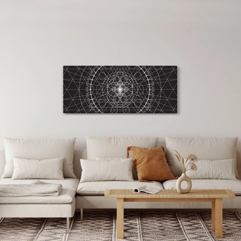 Kép - Óra absztrakciója (120x50 cm)