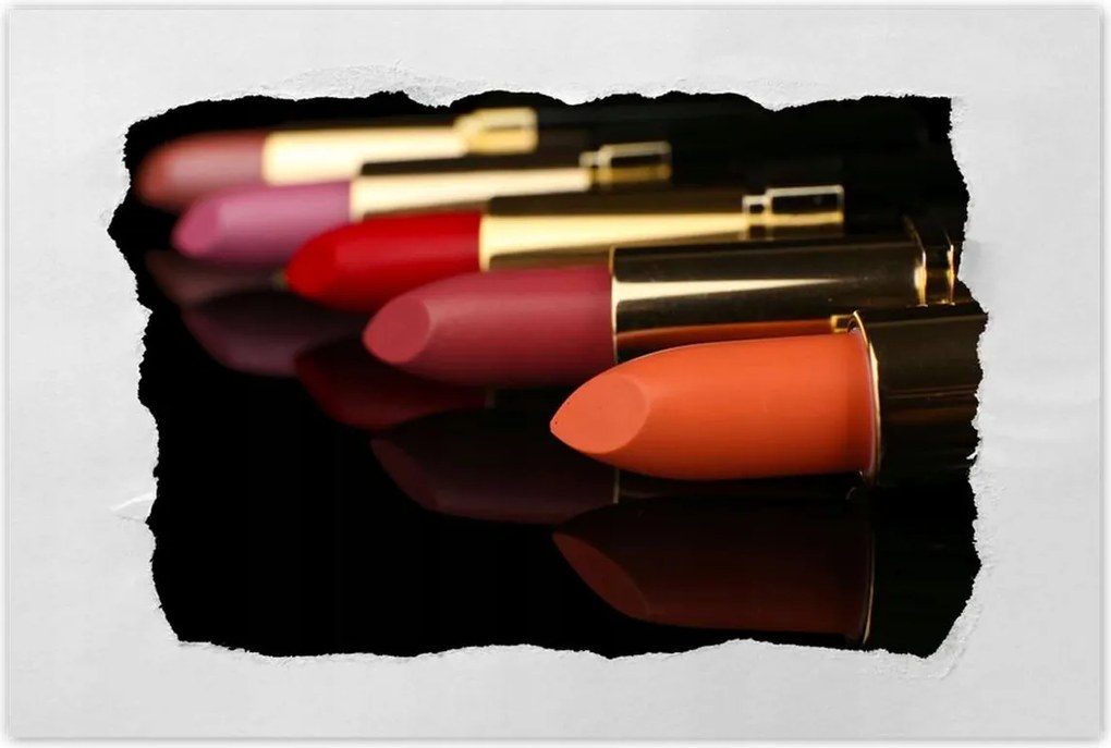 Poszterek 90x60 Rúzsok fekete alapon