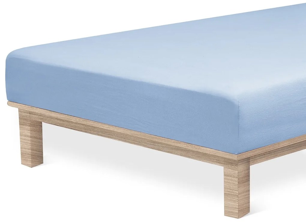 4Home jersey lepedő Luxury kék , 90 x 200 cm, 90 x 200 cm