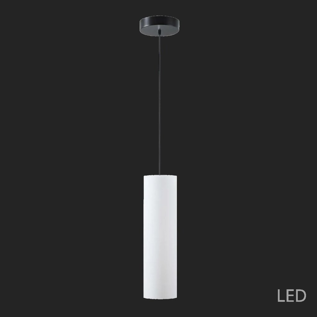 Osmont 68406 Kuma S3 függesztett üveg lámpa fekete fehér IP20 3000 K 65W