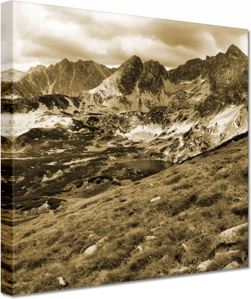 Vászonkép 60x60 Tátra Lengyel hegyek Kilátás