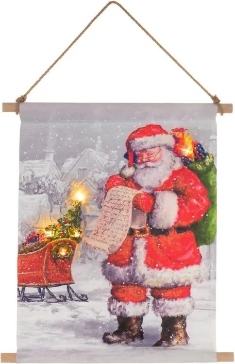 MAXXIVIA Függő fali festmény LED 30 x 40 cm