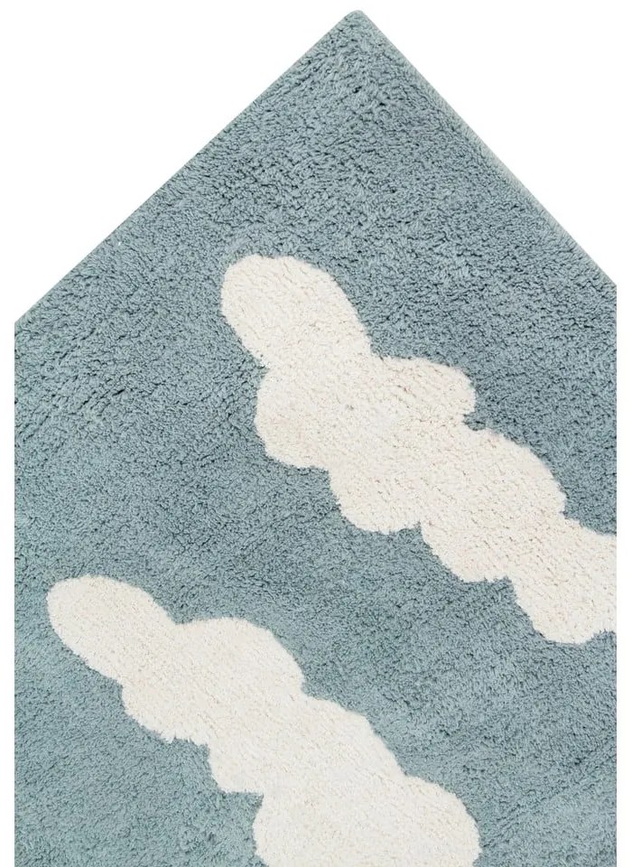 Kék mosható kézi szövésű pamut gyerek szőnyeg 120x160 cm Clouds Vintage Blue – Lorena Canals