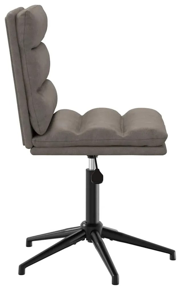 vidaXL szürke műbőr étkezőszék