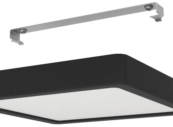 Eglo 900644 - LED fürdőszobai mennyezeti lámpatest FUEVA LED/17W/230V IP44 fekete