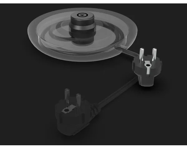 AENO okos vízforraló LED kijelzővel, 1,7 l, 2200W/230V, fehér