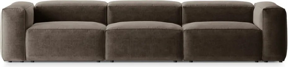 Barna kanapé 364 cm Bergamo – Cosmopolitan Design