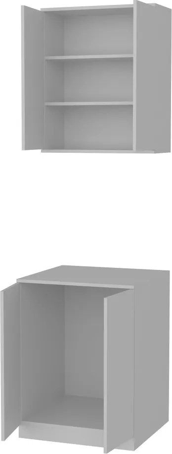 Fürdőszobaszekrény, fehér, 70 cm