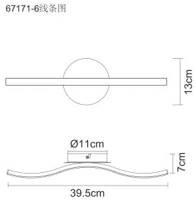 Globo 67171-6 - LED Mennyezeti lámpa EVITA LED/6W/230V