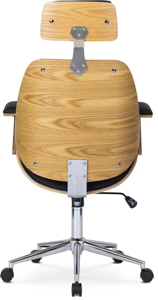 Elegáns Vezetői Forgószék Aranytölgy/Fekete Színben. FABIAN