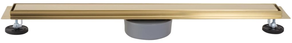 Rea Neox Pro, 100 cm-es vízelvezető csatorna 360 fokban forgó szifonnal, arany matt, REA-G2850