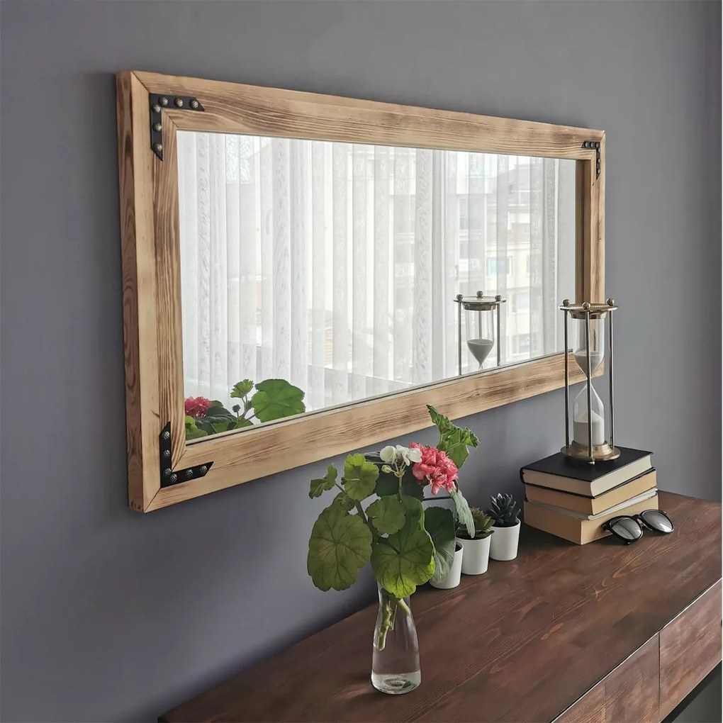 Walnut tükör 50 x 110 cm