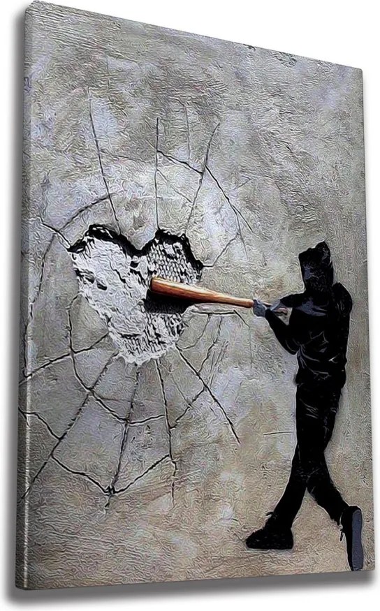 WY45 Banksy vászonkép, 50 x 70 cm
