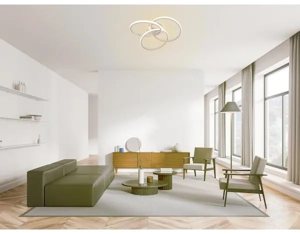 LED Dimmelhető mennyezeti lámpa LED/70W/230V 3000-6500K fehér + távirányítás