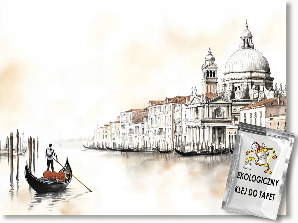Fotótapéta Flizelina Olaszország Velence Csatorna Gondolák 254x184 ragasztó