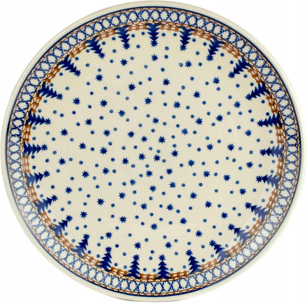 Ebédlő tányér 25cm Ceramika Artystyczna Bolesławiec