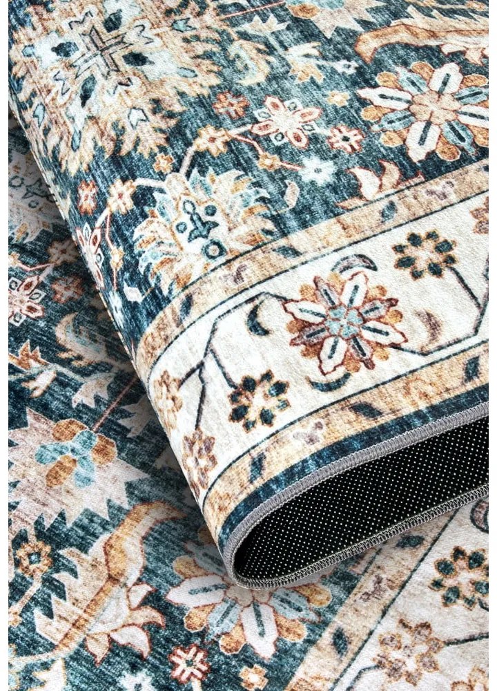 Kék szőnyeg 160x230 cm Saveh Blue Cream – Elle Decoration