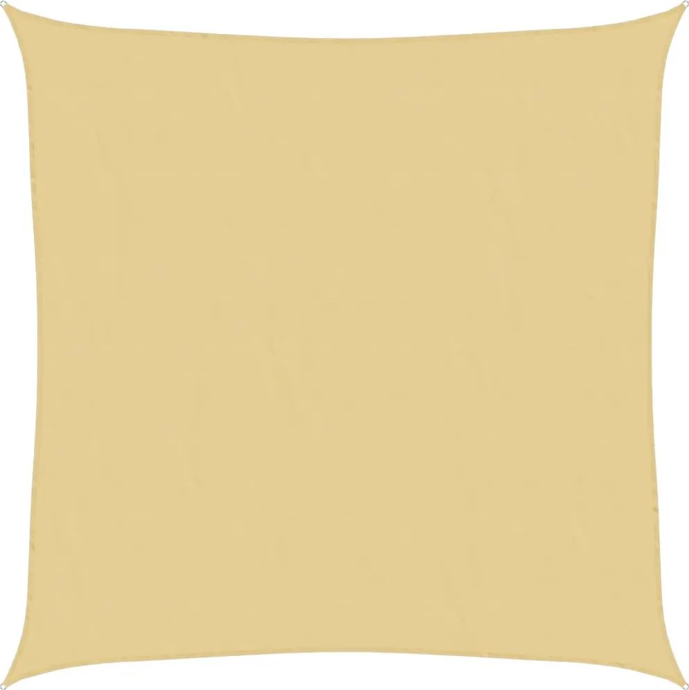 Homokszínű 100% oxford szövet napvitorla 4,5x4,5 m
